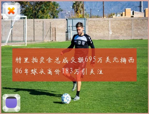 特里拍卖会总成交额695万美元梅西06年球衣高价183万引关注